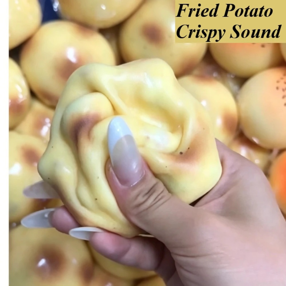 Party Games Game - Fried Potato Shaped Squishy Toy Crispy
