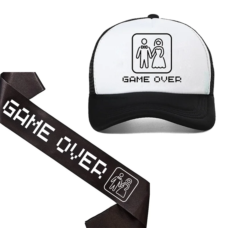 Party Games Bachelorette - Groom To Be Sash Game Over