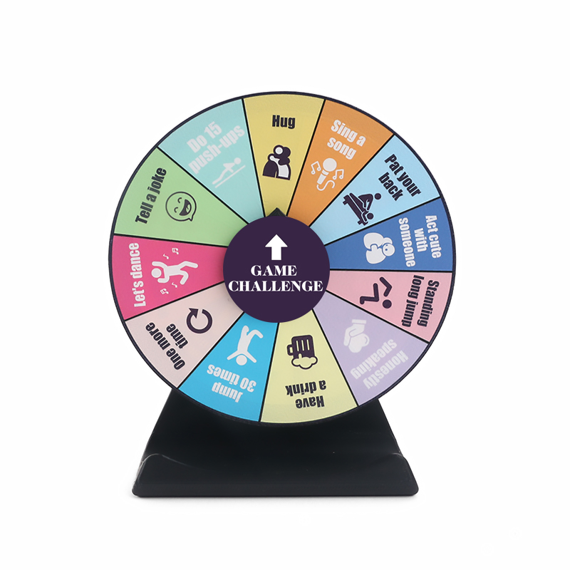 Party Games Spin The Wheel - Tabletop Game Challenge Spinning Wheel Decision