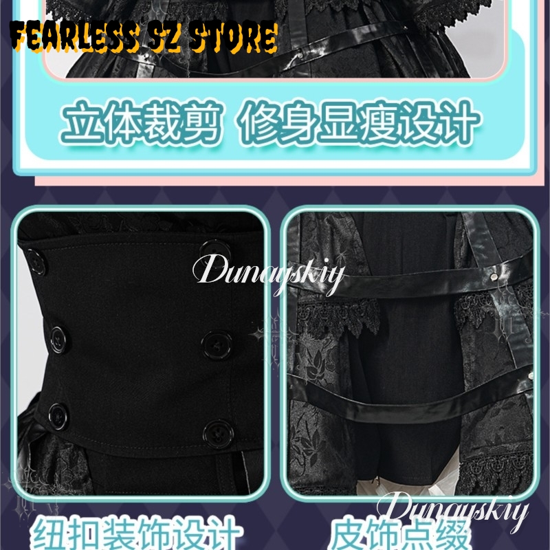 Girl Gothic Dress Halloween Ca - Party Games Girls review and price