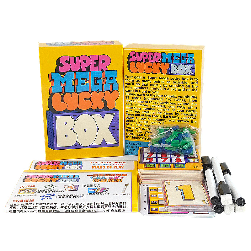 Super Mega Lucky Box Board Gam - Party Games Board Game review and price