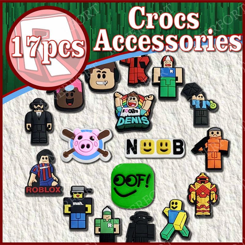 Robloxed Crocs Charms Cute Gam - Party Games Graduation Ideas review and price