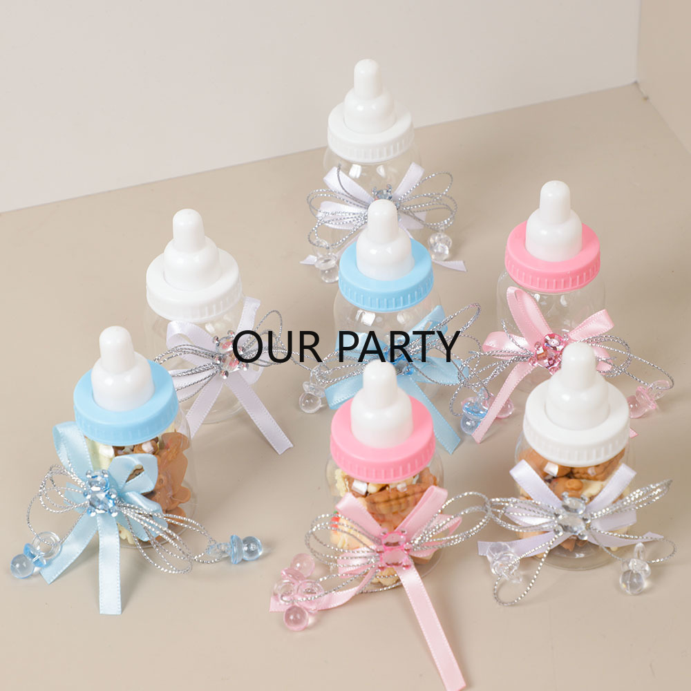 6/12Pcs Plastic Feeding Bottle - Party Games Baby Shower review and price