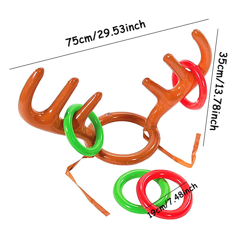 1set Inflatable Reindeer Antle - Party Games No Supplies review and price