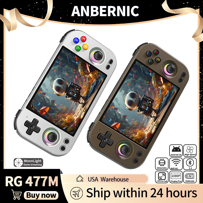 ANBERNIC RG 477M Retro Handhel - Party Games Download review and price