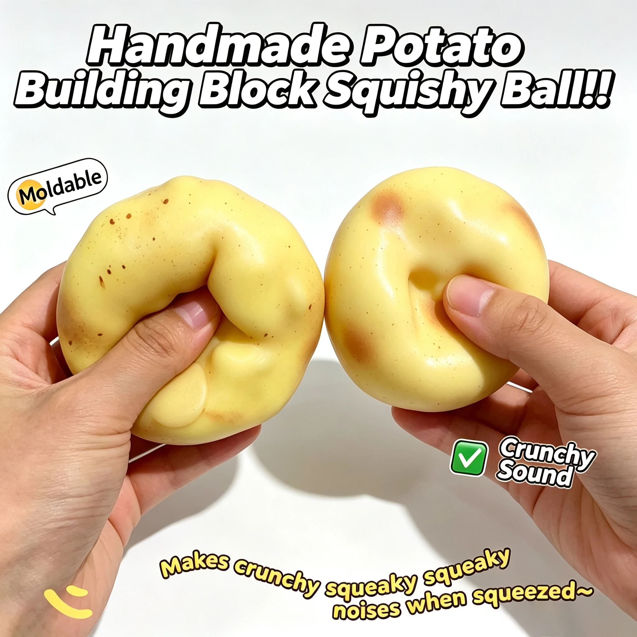 Crunchy Potato Squishy Stress  - Party Games Game review and price