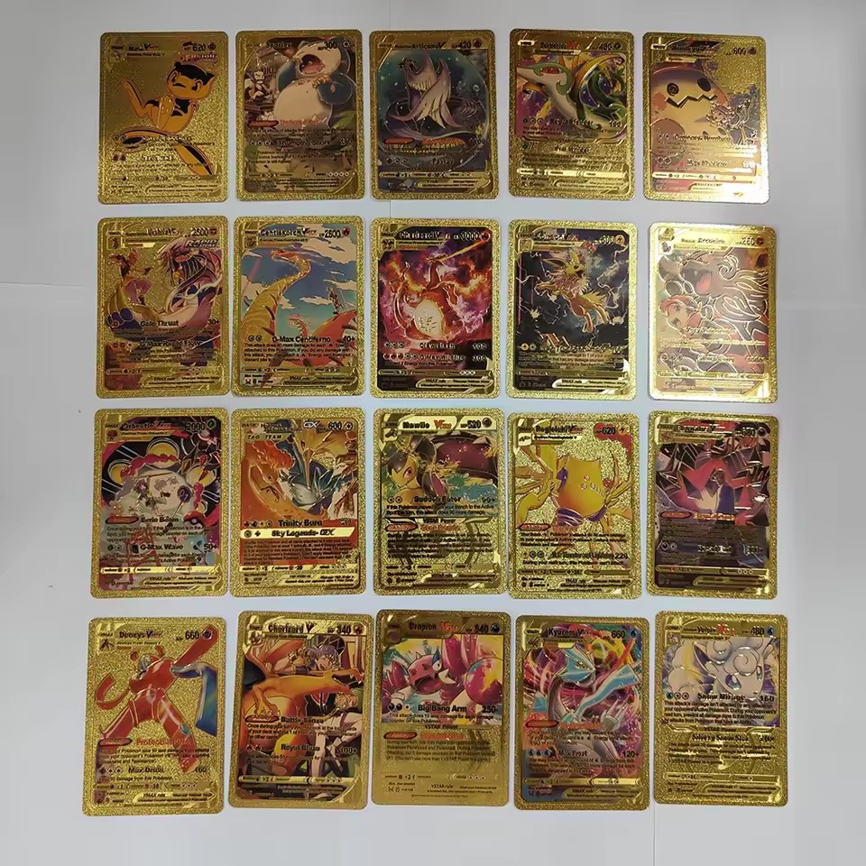 55PCS Pokémon Cards Vmax GX Go - Party Games Board Game review and price