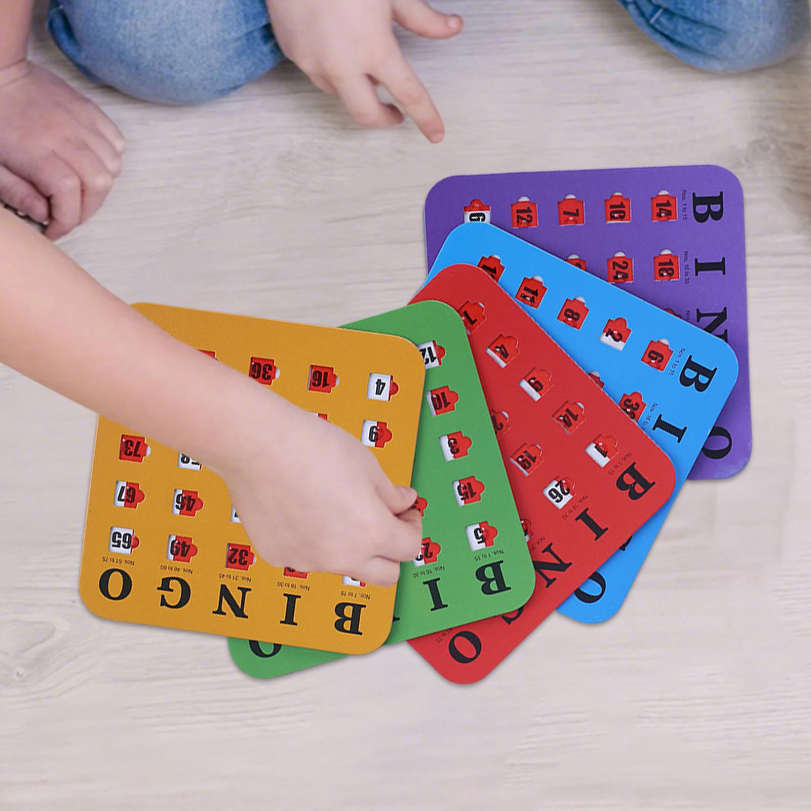 5pcs Sliding Bingo Game Cards  - Party Games Board Game review and price