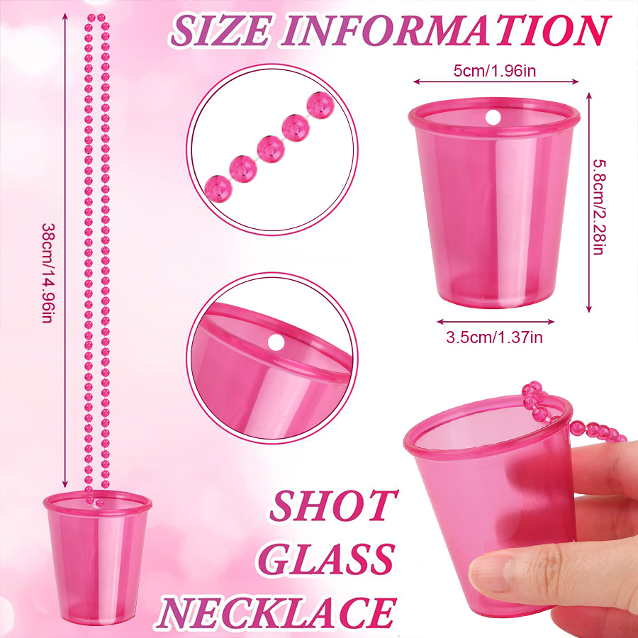 12pcs Beaded Necklace Plastic  - Party Games Bachelorette review and price