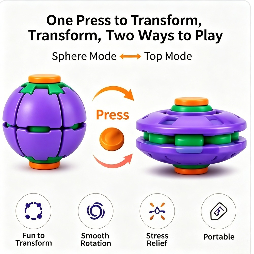 Transforming Fidget Spinner Ba - Party Games Game review and price