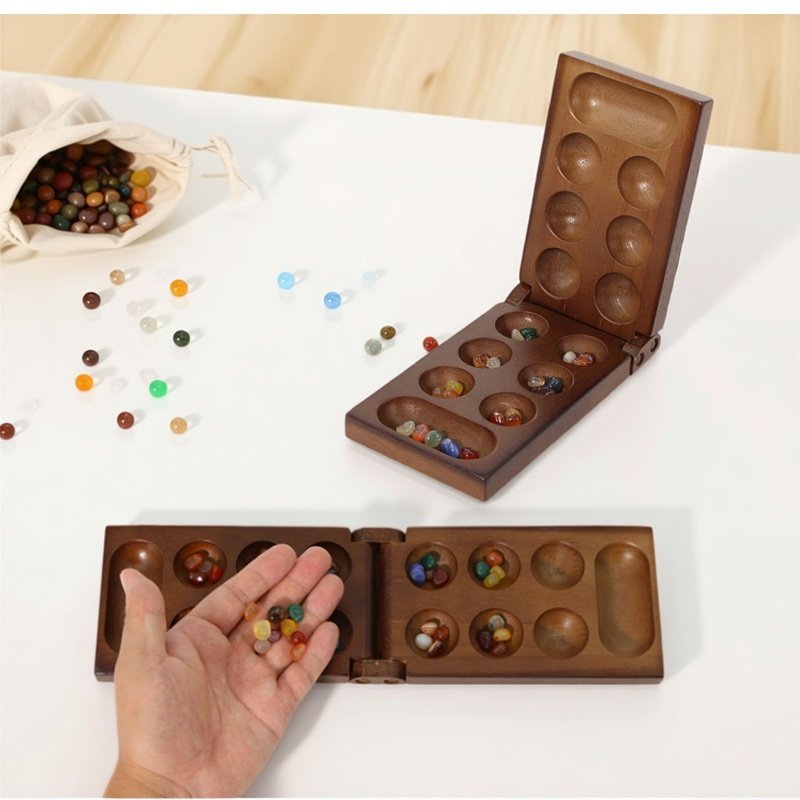 Ancient Mancala African Chess  - Party Games Board Game review and price