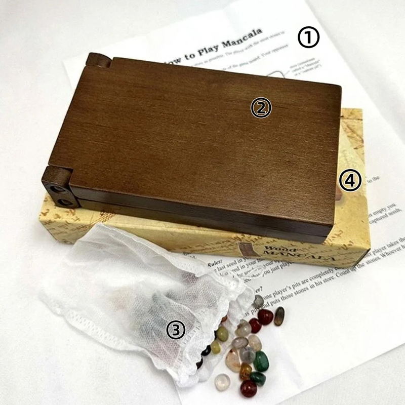 Ancient Mancala African Chess  - Party Games Board Game review and price