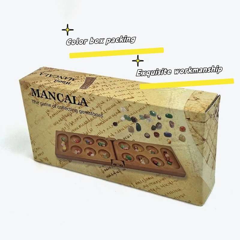 Ancient Mancala African Chess  - Party Games Board Game review and price