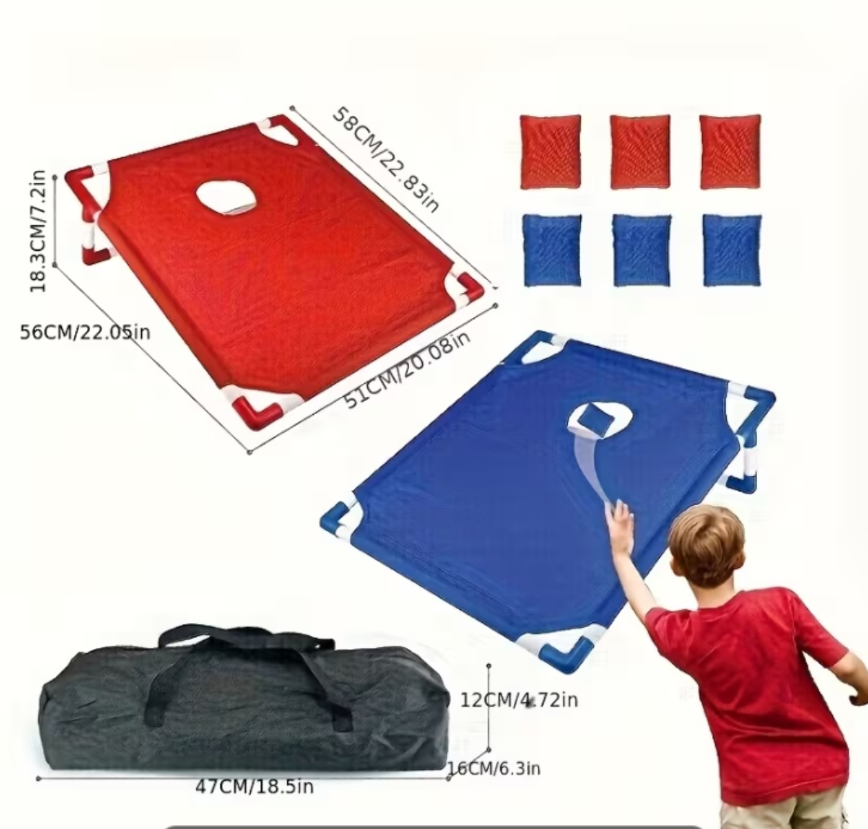 Corn Hole Game Set Includes 2  - Party Games Adults Indoor review and price
