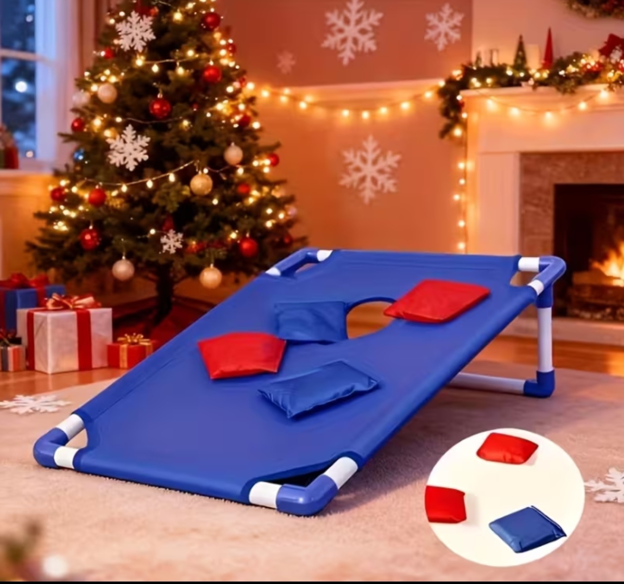 Corn Hole Game Set Includes 2  - Party Games Adults Indoor review and price