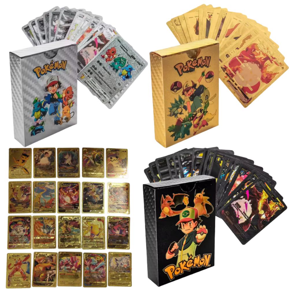New 55PCS Pokémon Cards Vmax G - Party Games Board Game review and price
