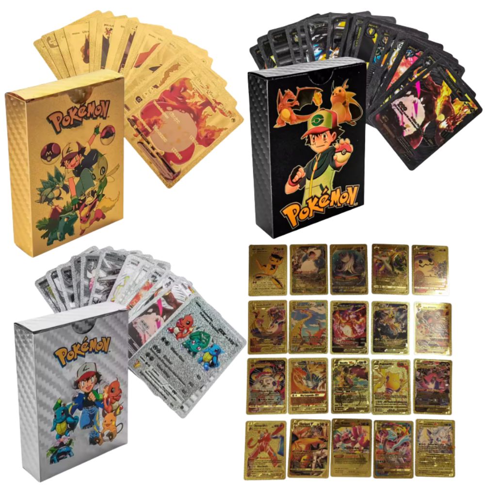 New 55PCS Pokémon Cards Vmax G - Party Games Board Game review and price