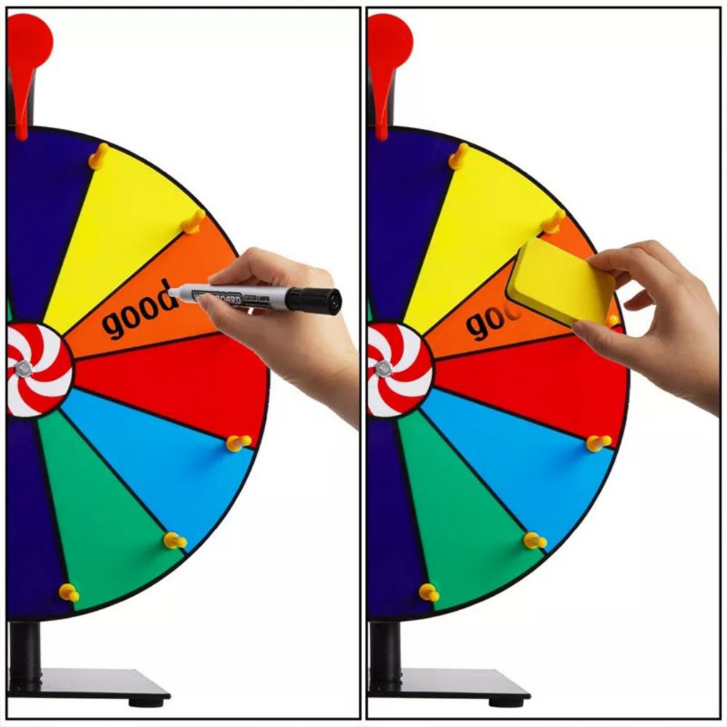 Wall Mounted Editable Spin Whe - Party Games Spin The Wheel review and price