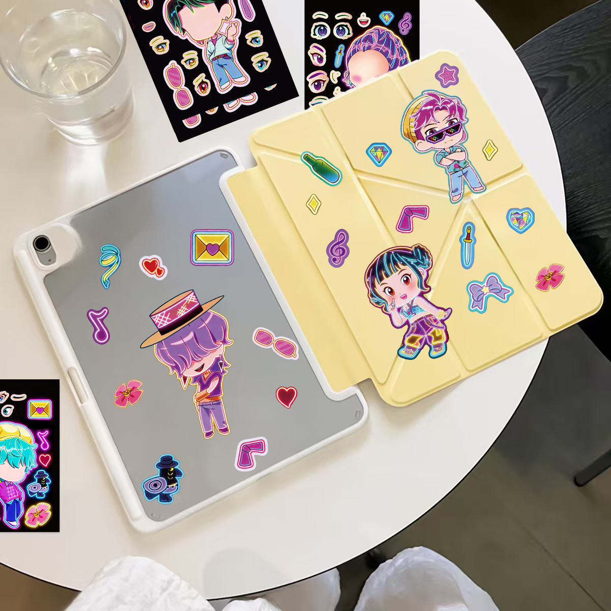 8pcs Funny Girls Stickers Toys - Party Games Music review and price