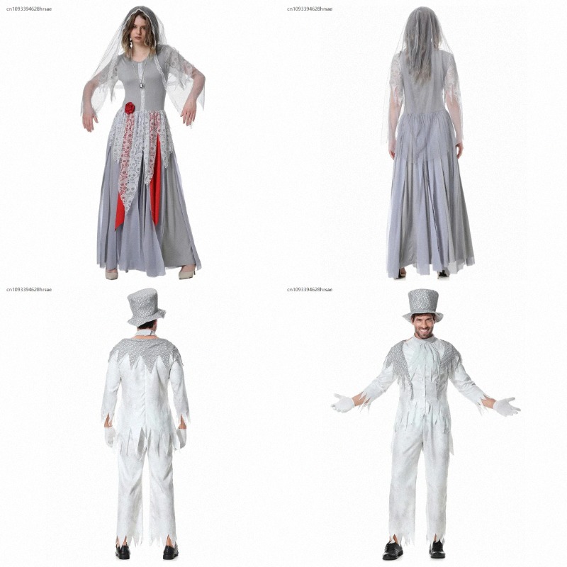 Couple Ghost Wedding Suit Hall - Zombie Party Games For Adults review and price