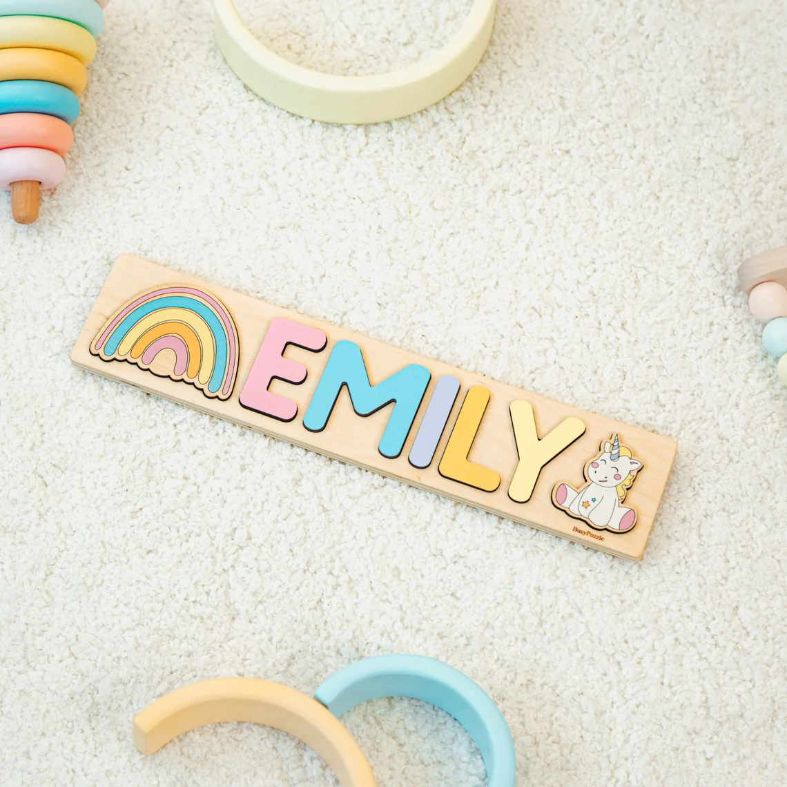 Personalized Name Puzzle With  - Party Games Baby Shower review and price