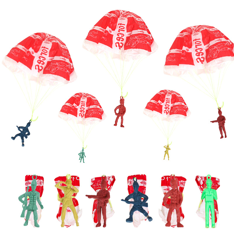 10pcs Plastic Ejecting Parachu - Party Games Kids Outdoor review and price