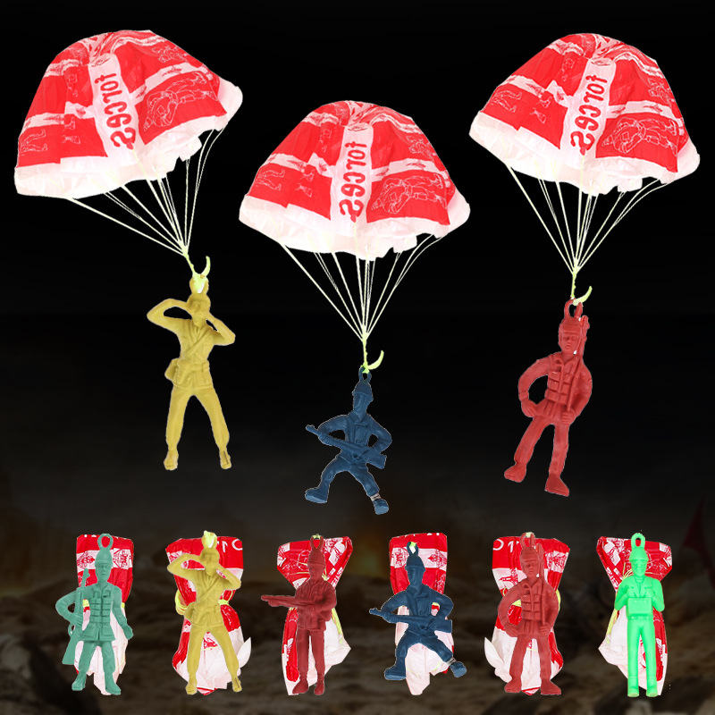 10pcs Plastic Ejecting Parachu - Party Games Kids Outdoor review and price