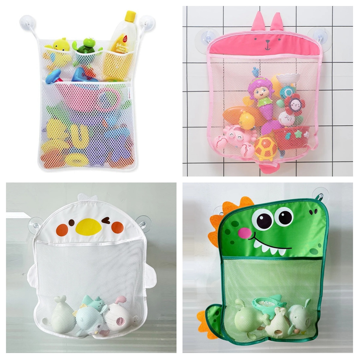 Baby Bathroom Mesh Bag Cartoon - Party Games Baby Shower review and price