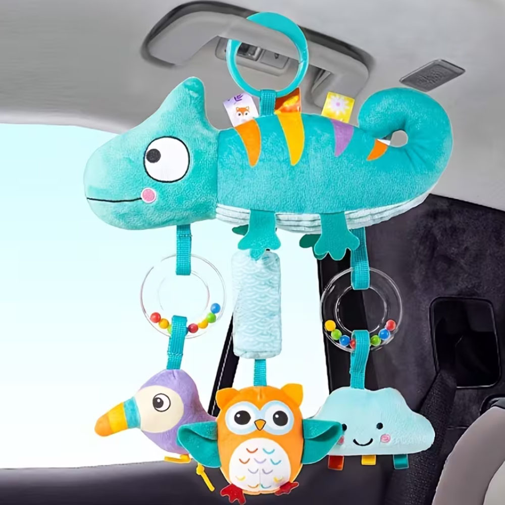 Soft Cartoon Animal Hanging Ra - Party Games Baby Shower review and price