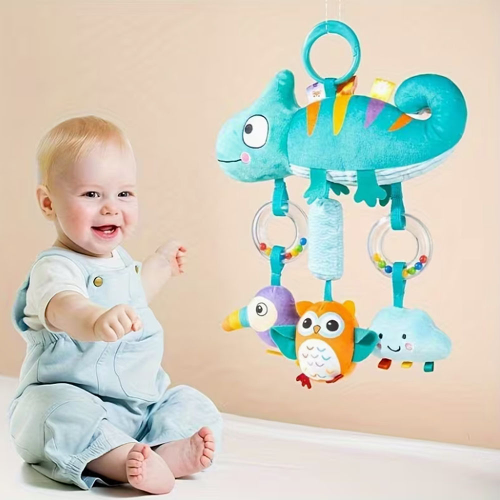 Soft Cartoon Animal Hanging Ra - Party Games Baby Shower review and price