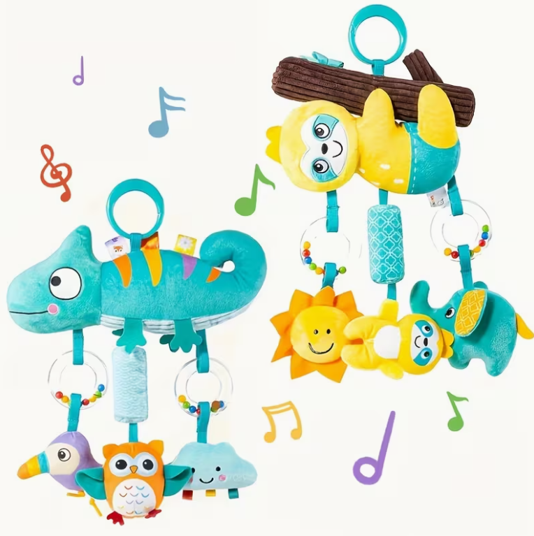 Soft Cartoon Animal Hanging Ra - Party Games Baby Shower review and price