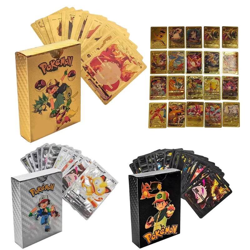 55PCS Pokemon Cards Vmax GX Go - Party Games Board Game review and price