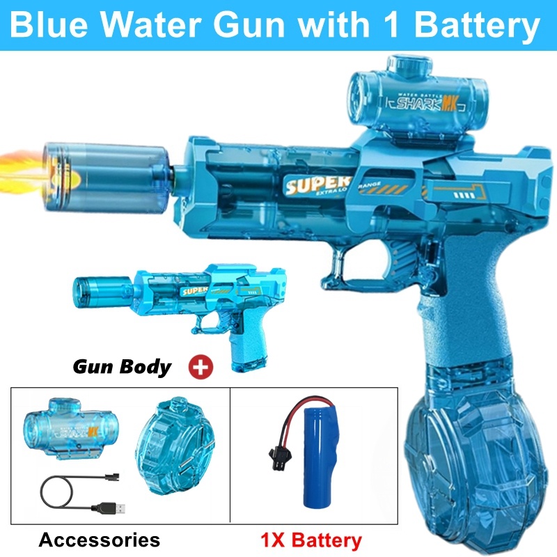 Electric Water Blaster Gun - A - Party Games Kids Outdoor review and price