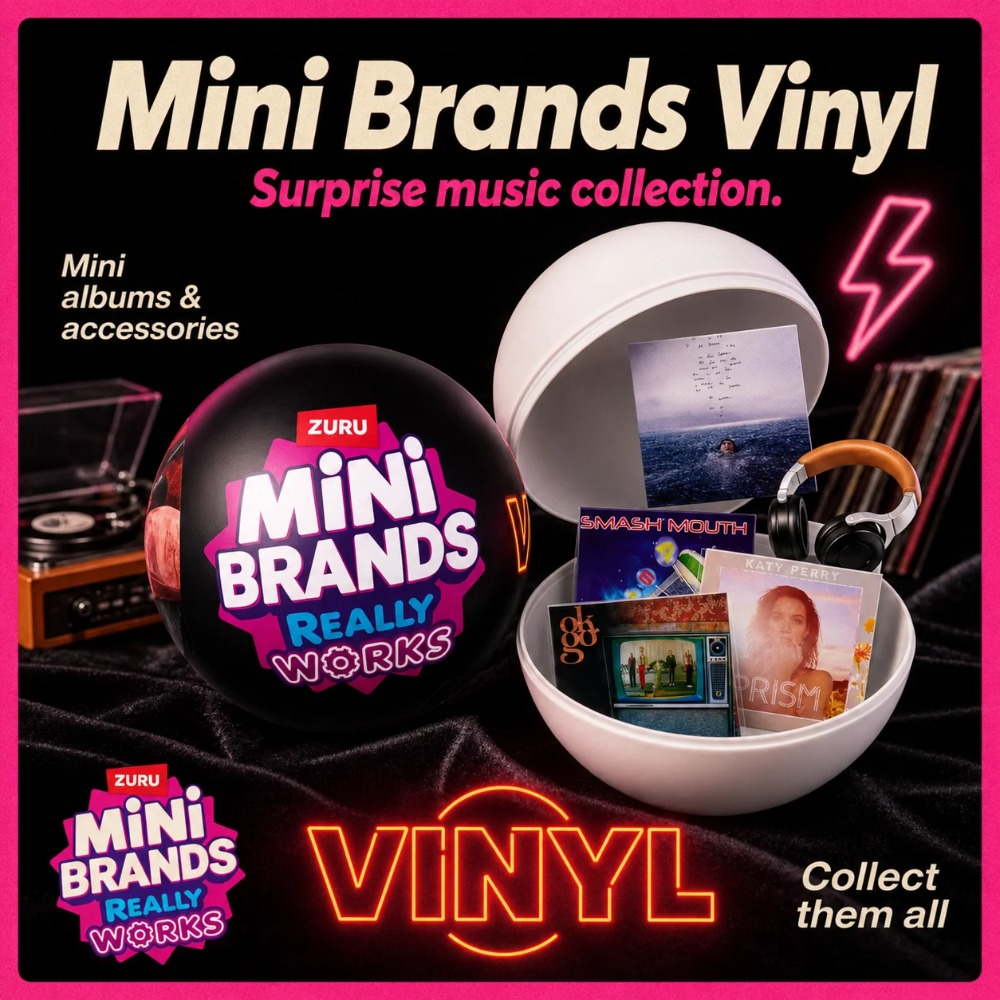 ZURU Mini Brands Vinyl Surpris - Party Games Music review and price
