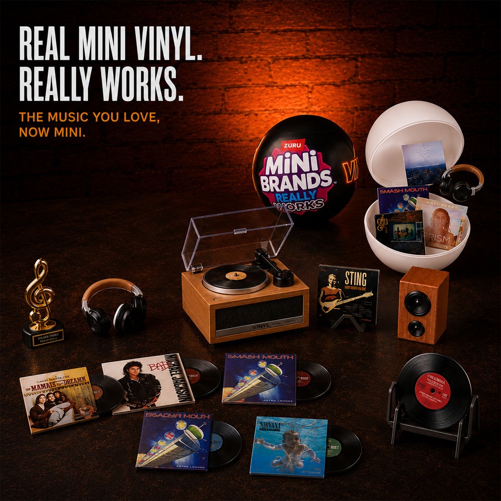 ZURU Mini Brands Vinyl Surpris - Party Games Music review and price