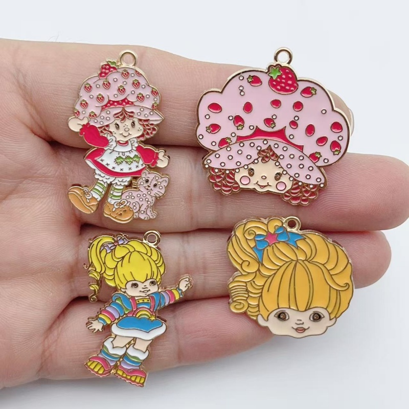 10pcs Cute Little Girl Enamel  - Party Games Girls review and price